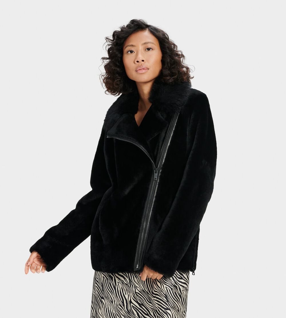 Ugg Jackets Canada - Ugg Women's Nadine Shearling Black